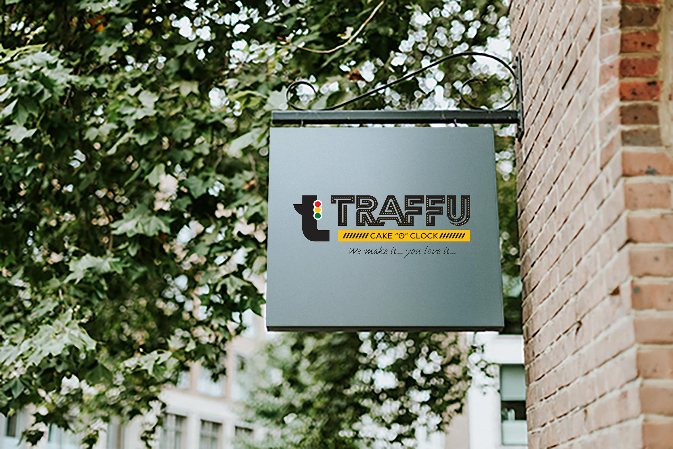 Traffu Cake Shop Logo Design