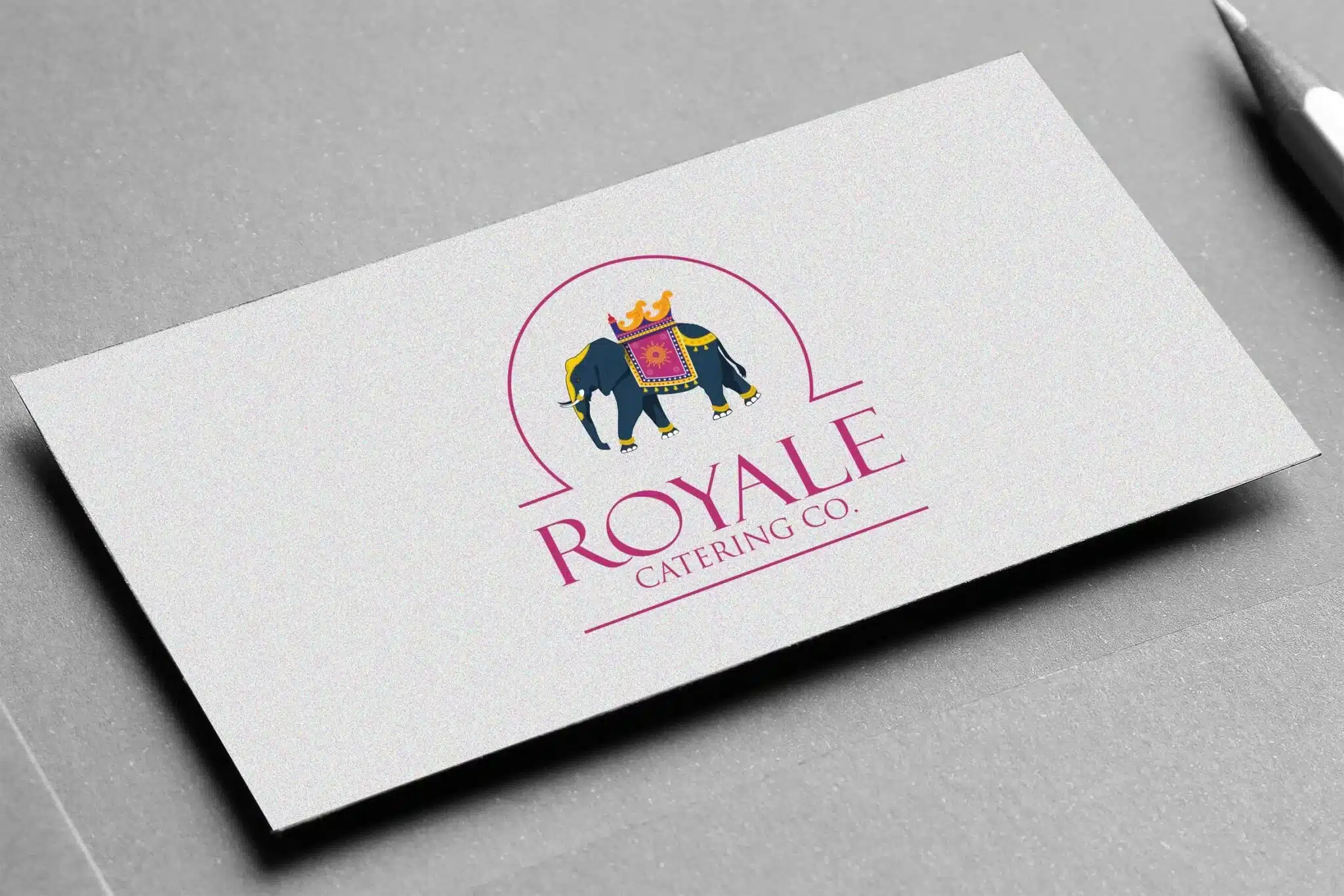 royale catering logo design