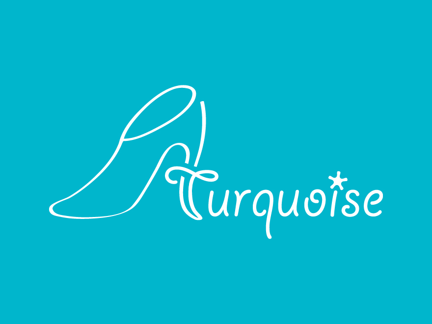 Turquoise Shoe Logo