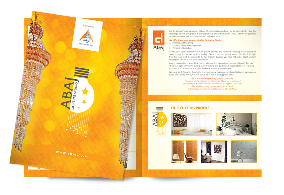 ABAJ Lighting Flyer Design