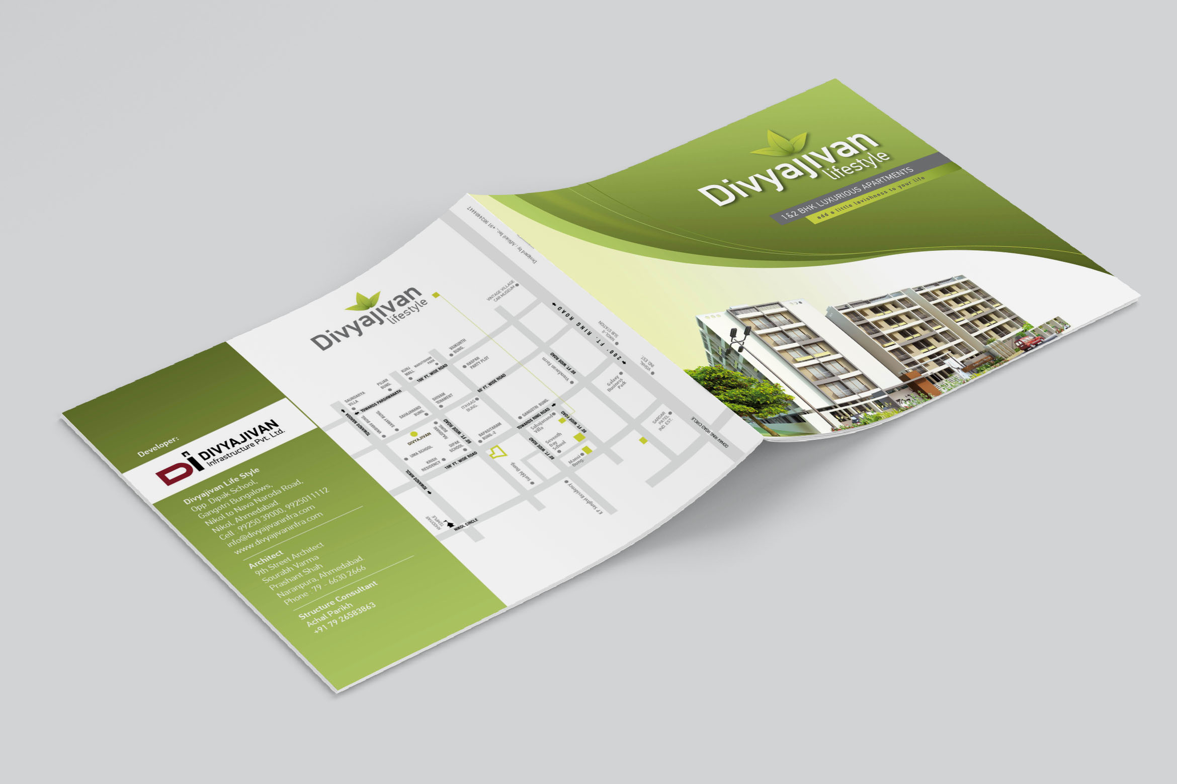 Divya Jivan Lifestyle Brochure Design