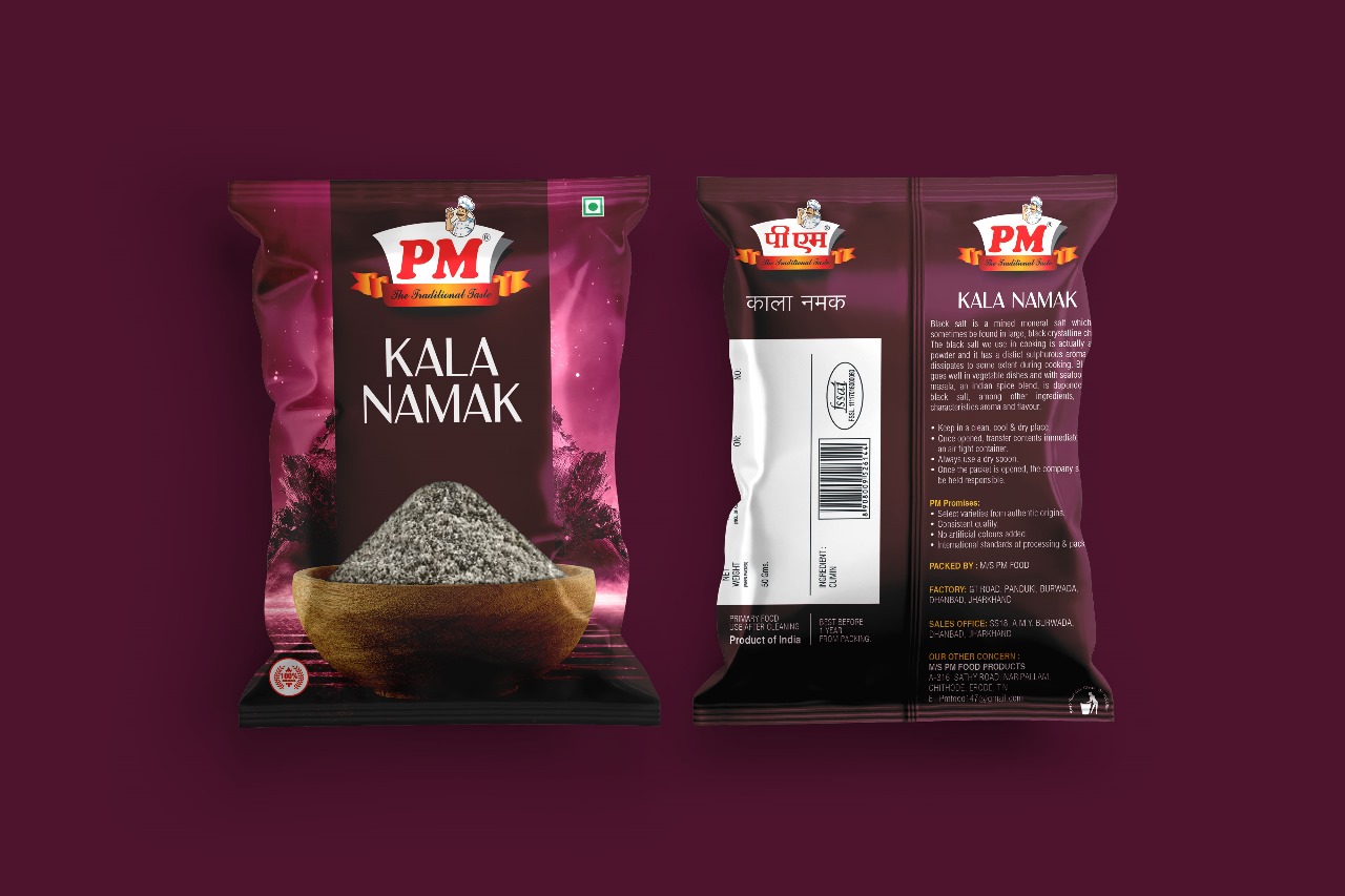 Kala Namak – Pouch Packaging Design