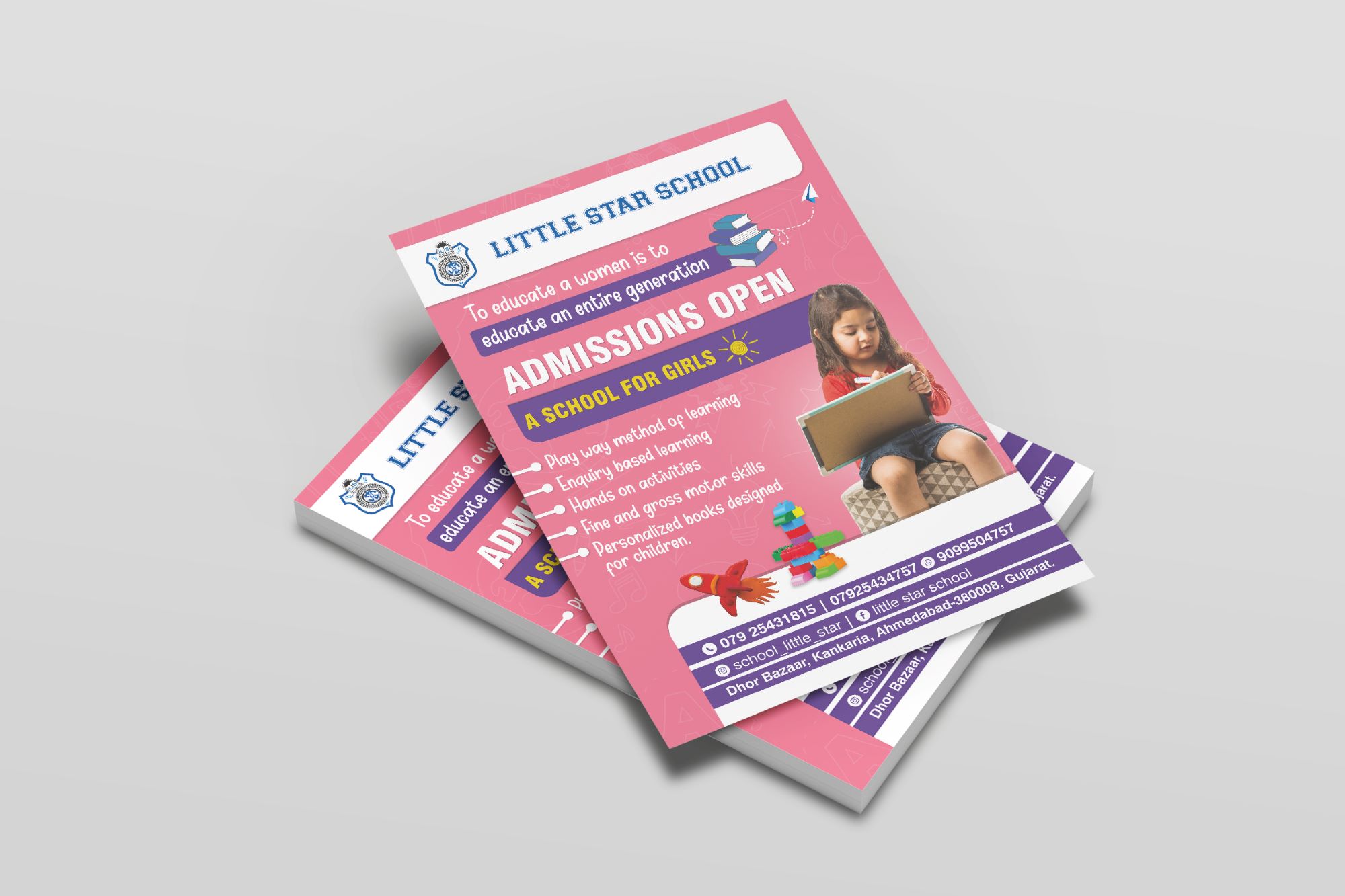 Little Star School Flyer Design