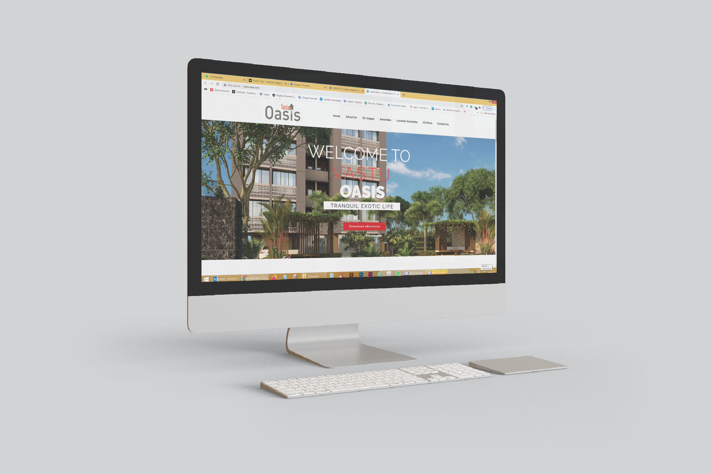 Vastu Oasis Website Design