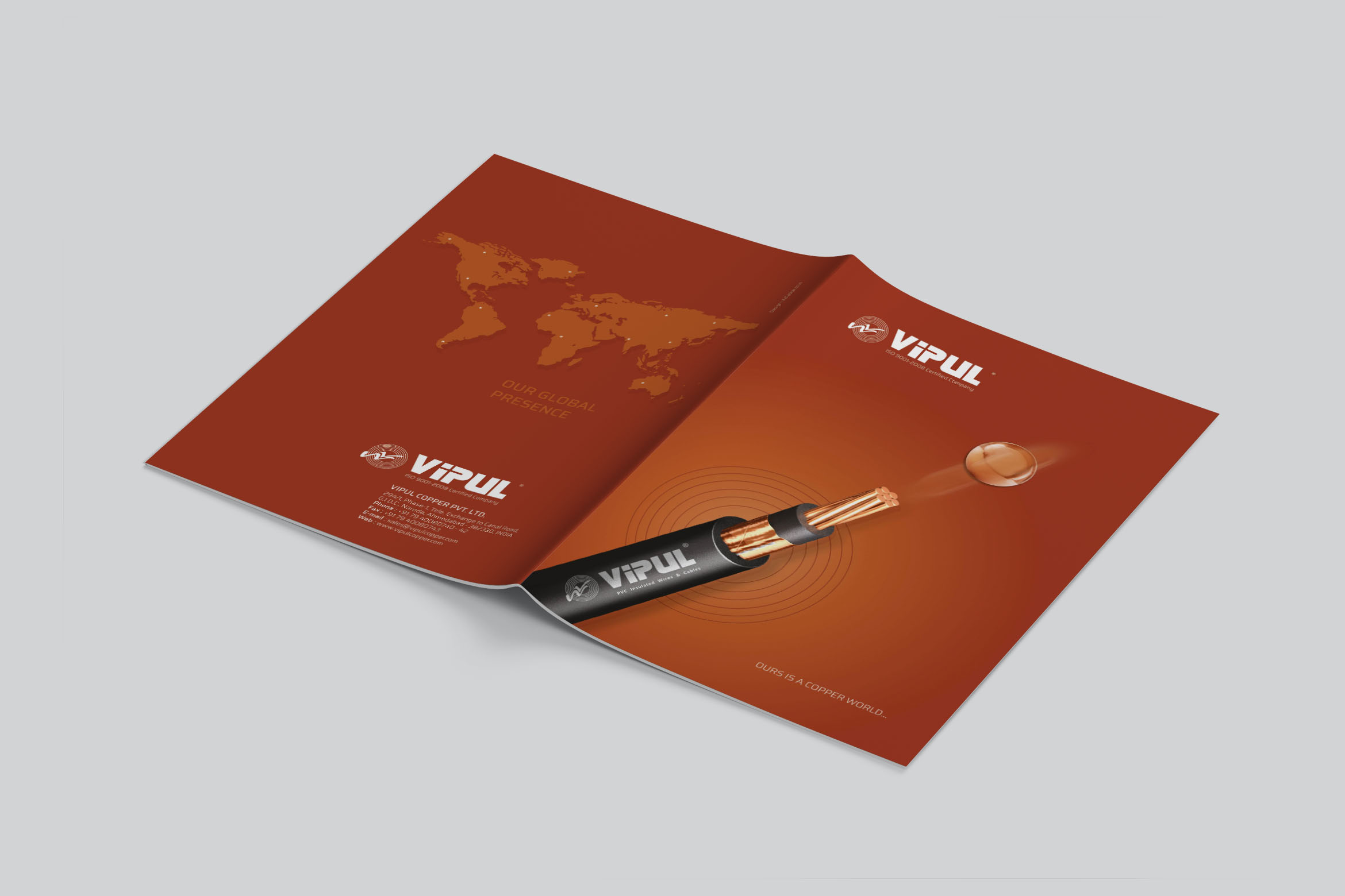 Vipul Copper Brochure Design