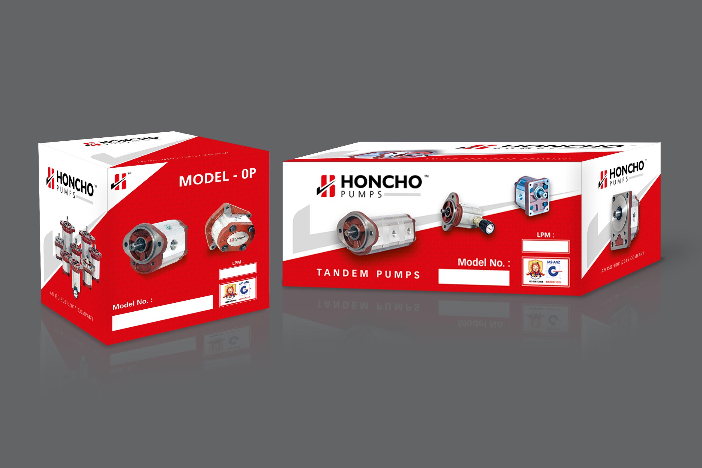 Honcho Pumps - Box Packaging Design