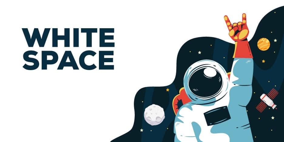 white-space advoice design